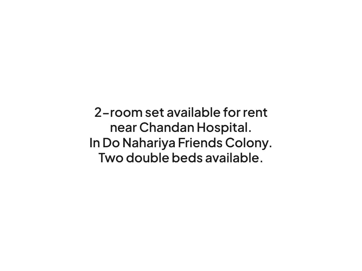 2-Room House for Rent Near Chandan Hospital Haldwani